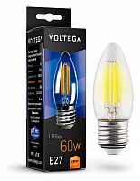 Лампа светодиодная Voltega 7046 Candle E27 6Вт 2800K VG10-C1E27warm6W-F