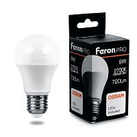Лампа светодиодная Feron.PRO 38026 LB-1009 E27 9Вт 2700K