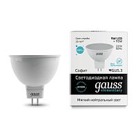 Светодиодная лампа Gauss 13529 LED Elementary MR16 GU5.3 9W 4100K
