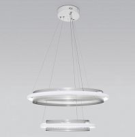 Подвесной светильник Eurosvet Imperio 90241/2 белый/ серебро Smart