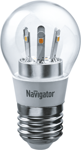 Лампа светодиодная Navigator 71 295 NLL-G45-5-230-2.7K-E27-CL 5W 2700K