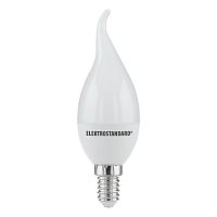 Лампа светодиодная ELEKTROSTANDART a035755 E14 220В 6Вт 6500K свеча на ветру