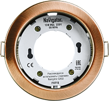 Светильник Navigator 71 282 NGX-R1-006-GX53 черненая медь