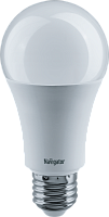 Лампа светодиодная Navigator 61 239 NLL-A60-15-230-6.5K-E27 15W 6500K груша