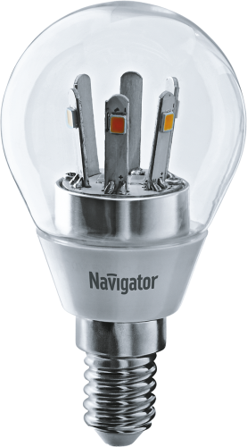 Лампа светодиодная Navigator 71 294 NLL-G45-5-230-2.7K-E14-CL 5W 2700K