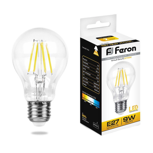 Лампа светодиодная Feron 25631 LB-63 9Вт E27 2700K 230В
