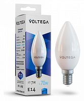 Лампа светодиодная Voltega 7049 Simple VG2-C37E14cold7W E14 7Вт 4000K