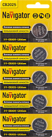 Элемент питания Navigator 94 764 NBT-CR2025-BP5 (цена за шт)