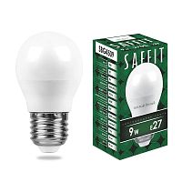 Лампа светодиодная SAFFIT SBG4509 E27 9Вт 2700K 55082