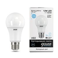 Светодиодная лампа Gauss 23232 LED Elementary A60 12W E27 6500K грушевидная
