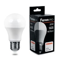 Лампа светодиодная Feron.PRO 38043 LB-1020 E27 20Вт 6400K