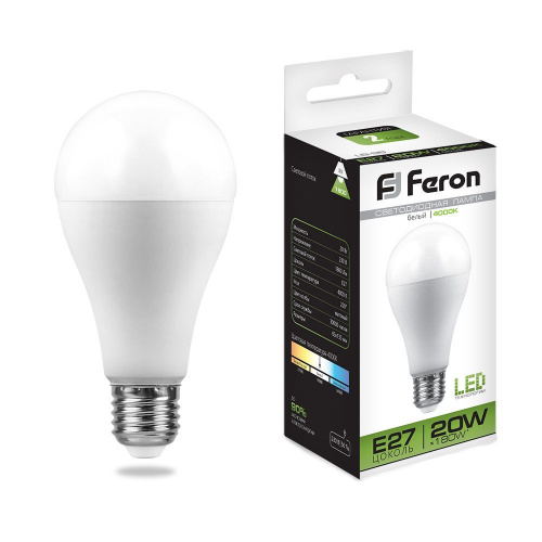 Лампа светодиодная FERON 25788 LB-98 E27 20Вт 4000K 230В
