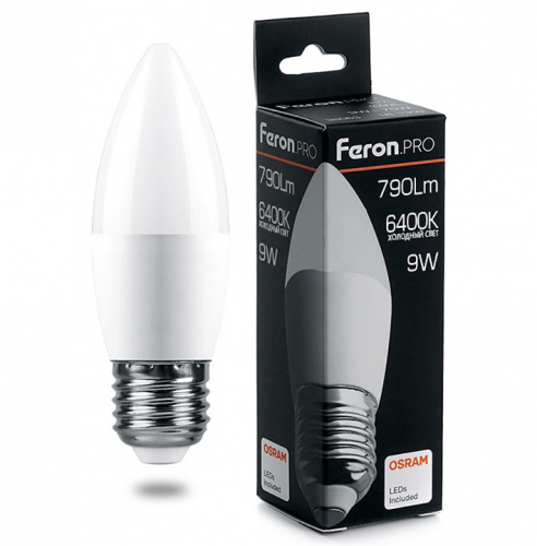 Лампа светодиодная Feron.PRO 38064 LB-1309 E27 9Вт 6400K
