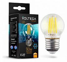 Лампа светодиодная Voltega 7138 Premium VG10-G45E27warm9W-F E27 9Вт 2800K