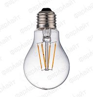 Лампа светодиодная нитевидная прозрачная груша А60 15Вт 4000К Е27 Фарлайт FAR000087