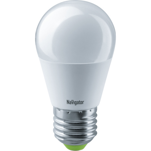 Лампа светодиодная Navigator 61 338 NLL-G45-8.5-230-6.5K-E27 шарик фото 2
