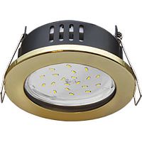 Встраиваемый светильник Ecola FG5365ECB GX53-H9 золото IP65 422215