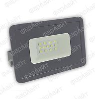 Прожектор светодиодный СДО 10Вт 4000К IP65 серый Фарлайт FAR002039