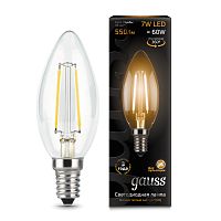 Лампа светодиодная Gauss 103801107 LED Filament Candle E14 7W 2700К