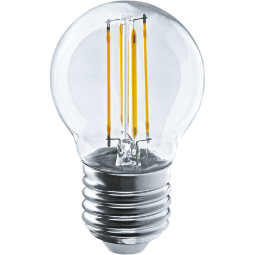 Лампа светодиодная Navigator 61 343 NLL-F-G45-4-230-4K-E27 4W 4000K Filament шарик фото 2