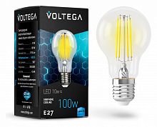 Лампа светодиодная Voltega 7101 Crystal VG10-А1E27cold10W-F E27 10Вт 4000K