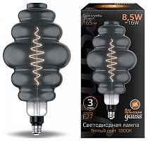 Лампа светодиодная Gauss 161802005 Filament Honeycomb E27 8.5Вт 1800K Gray