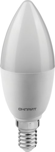 Лампа светодиодная ОНЛАЙТ 90 054 OLL-C37-12-230-2.7K-E14-FR