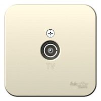 Розетка телевизионная TV ОП Blanca коннектор с изолир. пластиной молочн. SE BLNTA000012