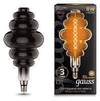 Лампа светодиодная Gauss 159802008 Vintage Filament Flexible E27 8Вт 2700K BD200 Gray
