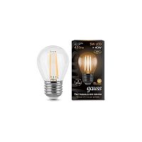 Лампа светодиодная Gauss 105802105 LED Filament Globe E27 5W 2700K
