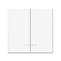 Выключатель 2-кл. ArtGallery (сх. 5а) 10AX с подсветкой механизм бел. SE GAL000153