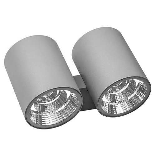 Фасадный светильник Lightstar Paro LED 372692 4x15W 3000K IP65 серый