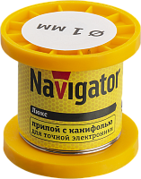 Припой Navigator 93 076 NEM-Pos02-61K-1-K50 (ПОС-61, катушка, 1 мм, 50 гр)