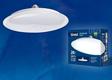 Лампа светодиодная Uniel  E27 20Вт 4000K LED-U165-20W/4000K/E27/FR PLU01WH