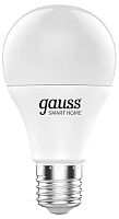 Лампа светодиодная Gauss Smart Home 1050112 E27 8.5W 2700K A60  управление со смартфона