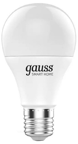 Лампа светодиодная Gauss Smart Home 1050112 E27 8.5W 2700K A60  управление со смартфона