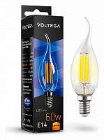 Лампа светодиодная Voltega 7017 Crystal VG10-CW1E14warm6W-F E14 6Вт 2800K