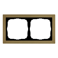 Рамка 2-м ArtGallery Pure метал. латунь SE GAL312202