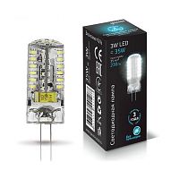 Светодиодная лампа GAUSS 107707203 G4 3W(35W) 4100K 220V капсульная