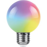 Лампа светодиодная Feron 38127 LB-371 E27 3W RGB (быстрая смена цвета)
