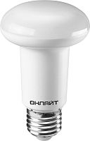 Лампа светодиодная ОНЛАЙТ 71 654 ОLL-R63-8-230-4K-E27 8W 4000K