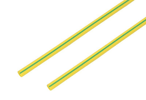 Трубка термоусадочная 6.0/3.0 1м желт./зел. Rexant 20-6007 фото 2