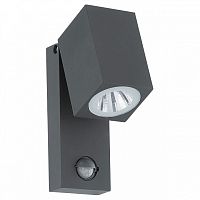 Уличный светильник с датчиком движения Eglo Sakeda 96287 5Вт 650Лм 3000К IP44 антрацит