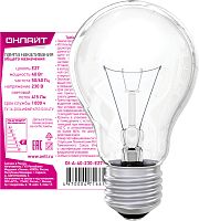 Лампа накаливания OnLight 71 661 OI-A-40-230-E27-CL 40W