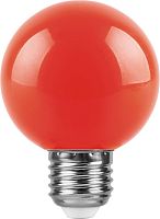 Лампа светодиодная FERON 25905 LB-371 E27 3Вт 230В красный