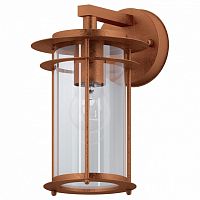 Уличный настенный светильник Eglo Valdeo 96241 E27 IP44 медный состаренный