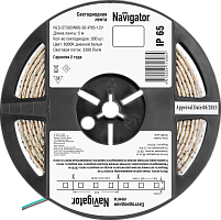 Светодиодная лента Navigator 71 698 NLS-5730CW60-30-IP65-12V (цена за бухту 5м)