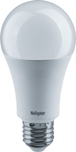 Лампа светодиодная Navigator 61 239 NLL-A60-15-230-6.5K-E27 15W 6500K груша