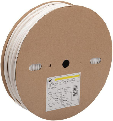 Трубка термоусадочная тонкостен. ТТУ-35/17.5 красн. (уп.50м) IEK UDRS-D35-50-K04