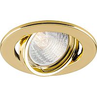 Встраиваемый светильник поворотный Feron 15115 DL11 GU5.3 золото